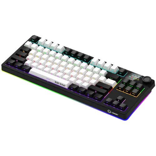 LORGAR KBP70TKLW, Wireless TKL Mechanical Gaming Keyboard Pro, Black/red, EN layout - image 6