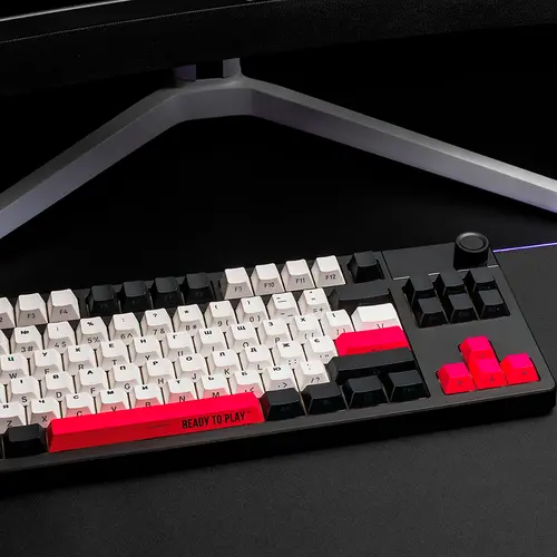LORGAR KBP70TKLW, Wireless TKL Mechanical Gaming Keyboard Pro, Black/yellow, EN layout - image 10