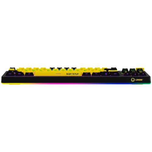 LORGAR Gaming Keyboard KBP70TKLW Pro Wireless Yellow EN - 5