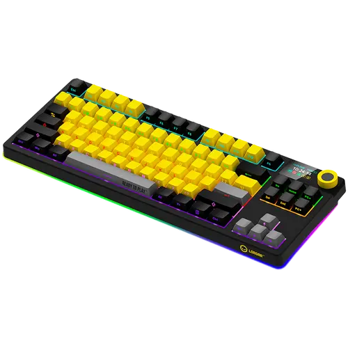 LORGAR Gaming Πληκτρολόγιο KBP70TKLW Pro Ασύρματο Κίτρινο EN - 7