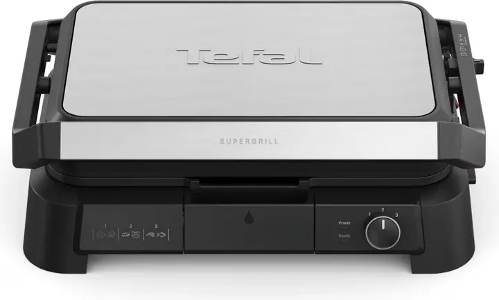 Барбекю, Tefal GC520DE0 Supergrill 3In1 Xl Inox Eu - image 1