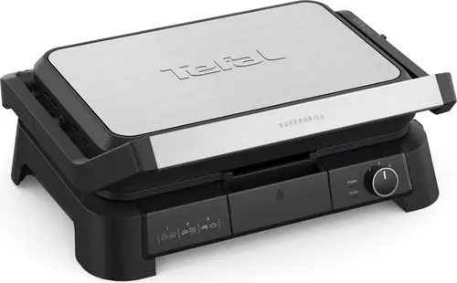 Ψησταριά, Tefal GC520DE0 Supergrill 3In1 Xl Inox Eu - 1