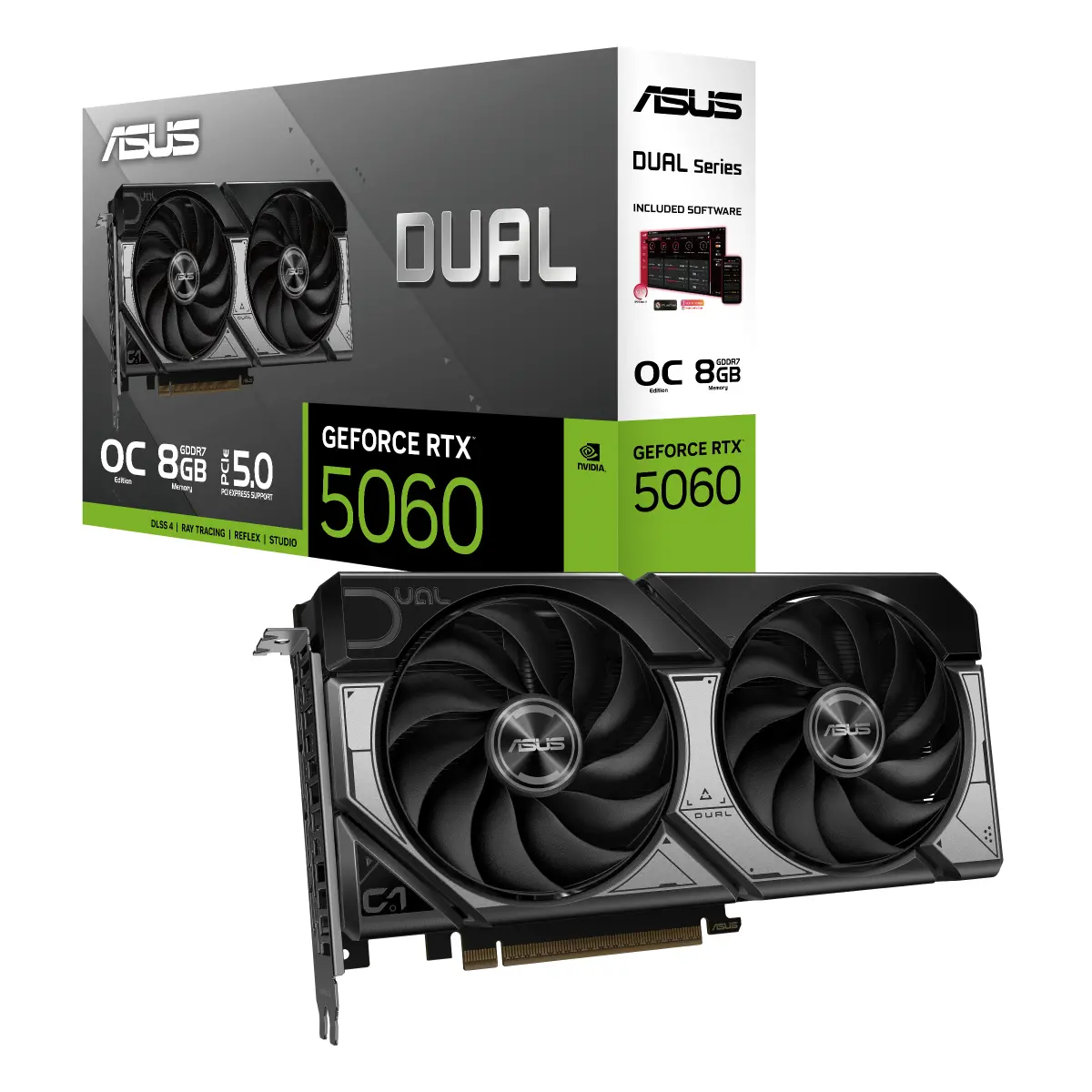 Видео карта, Asus Dual GeForce RTX 5060 8GB GDDR7 OC - image 6