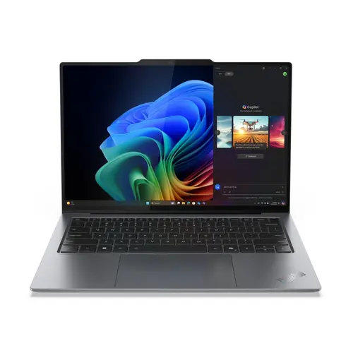 Лаптоп, Lenovo ThinkPad X9-14 G1 Aura Intel Core Ultra 7 258V (up to 4.8GHz, 12MB), 32GB LPDDR5x-8533, 1TB SSD, 14" 2.8K (2880x1800) OLED AR, AS, Touch, Integrated Graphics, NPU up to 47 TOPS, Copilot, 8MP&IR Cam, WLAN, BT, 3 cell, FPR, Win11Pro, 3Y Premier