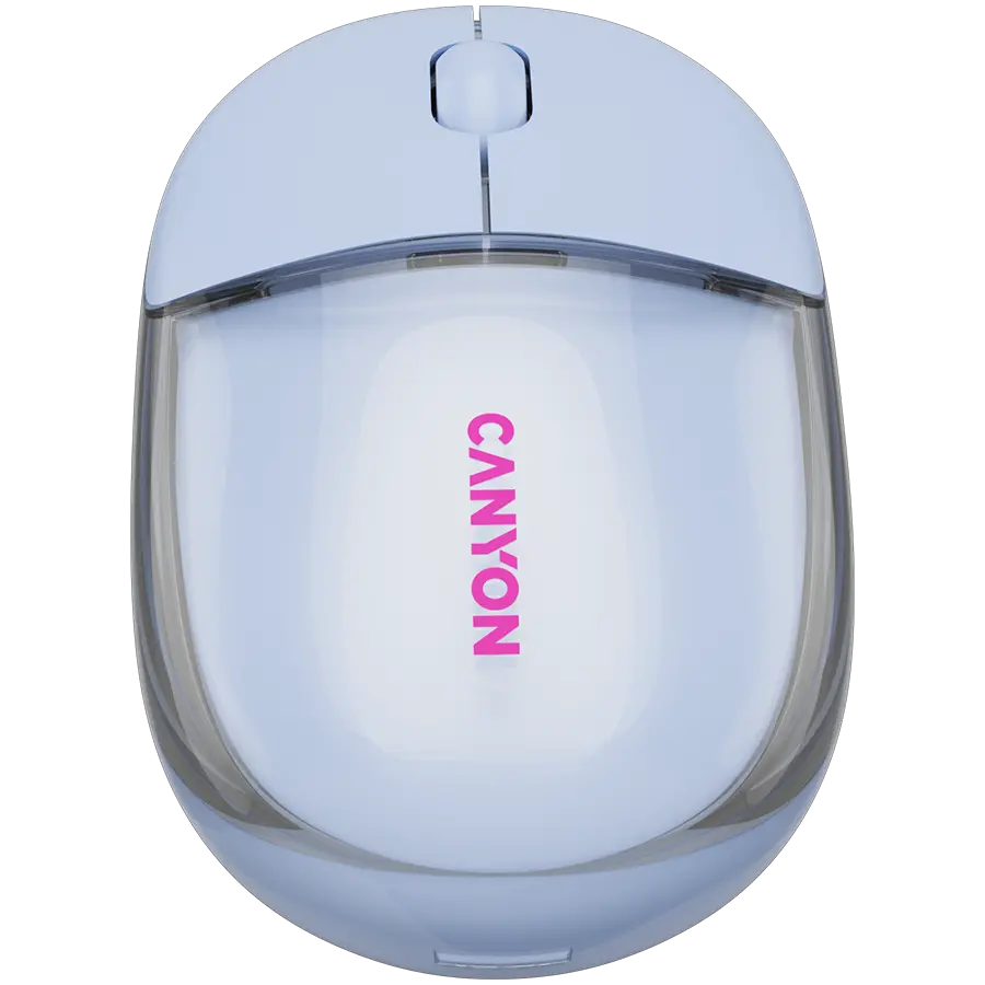 CANYON mouse OnClick 24 BT/ Wireless Transparent/Blue - image 1