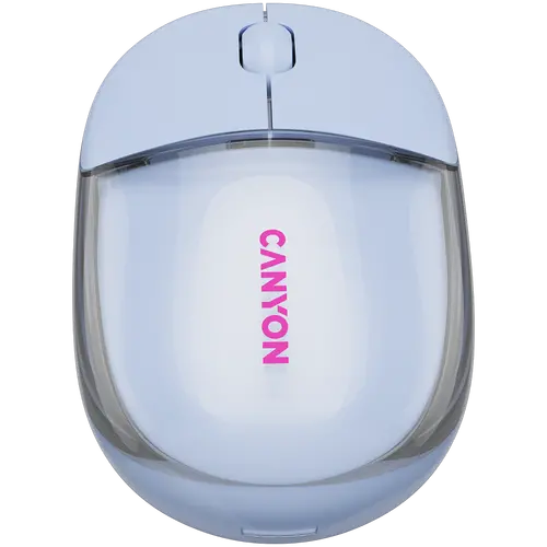 CANYON mouse OnClick 24 BT/ Wireless Transparent/Blue - image 1