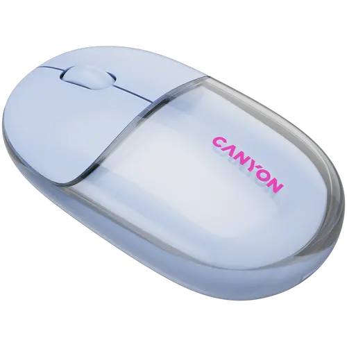 CANYON mouse OnClick 24 BT/ Wireless Transparent/Blue - image 2