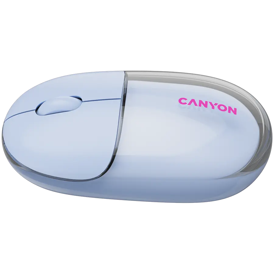 CANYON mouse OnClick 24 BT/ Wireless Transparent/Blue - image 3