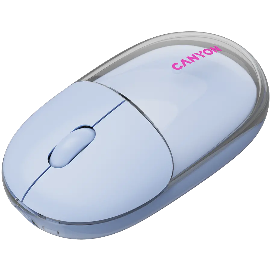 CANYON mouse OnClick 24 BT/ Wireless Transparent/Blue - image 4