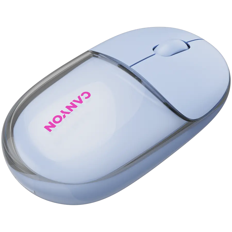 CANYON mouse OnClick 24 BT/ Wireless Transparent/Blue - image 5