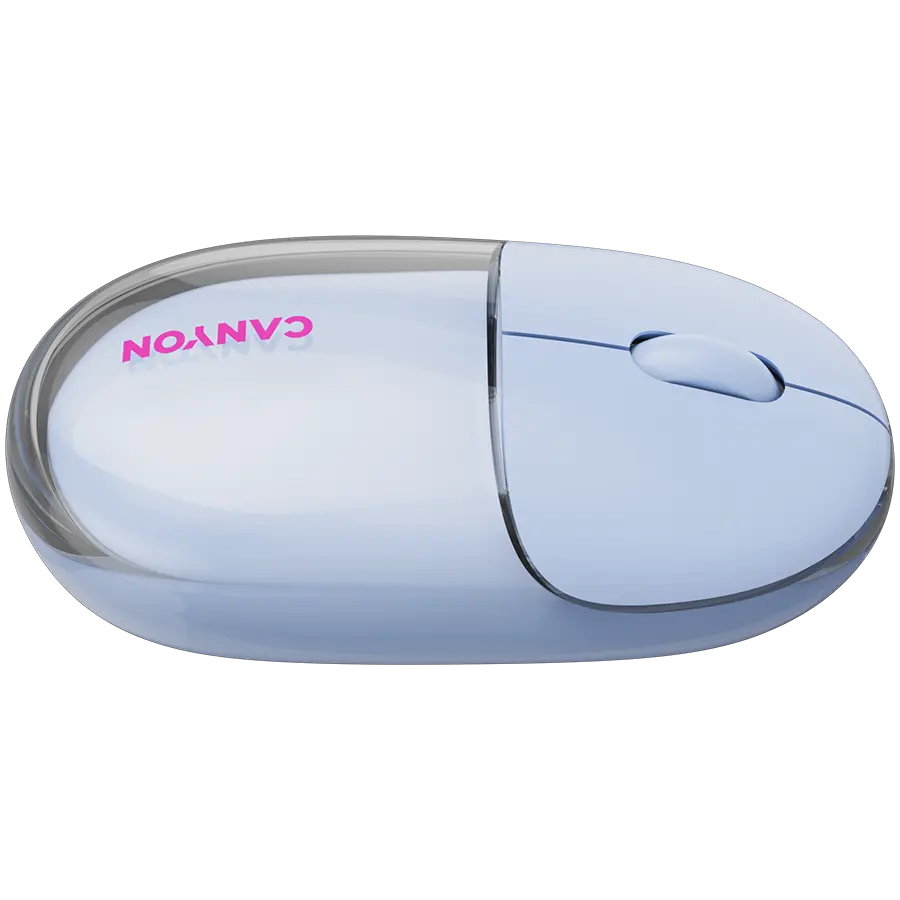 CANYON mouse OnClick 24 BT/ Wireless Transparent/Blue - image 6