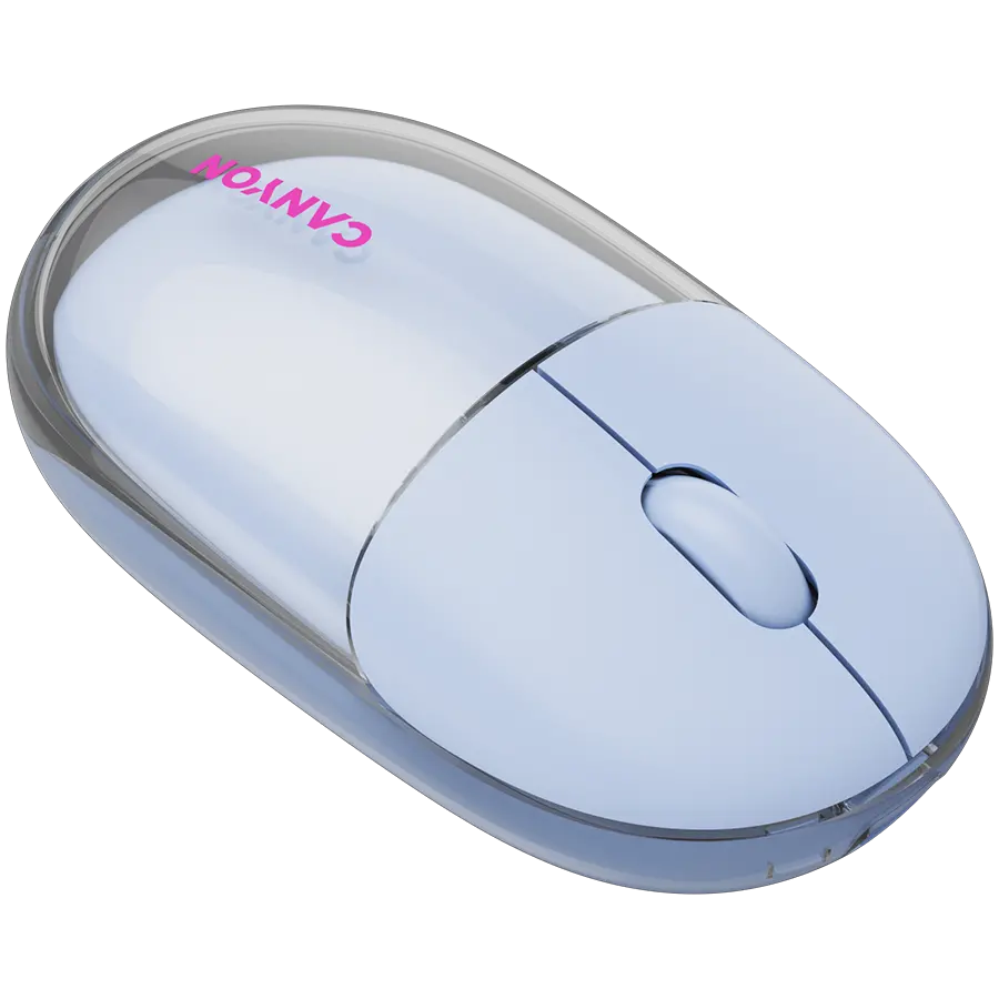 CANYON mouse OnClick 24 BT/ Wireless Transparent/Blue - image 7