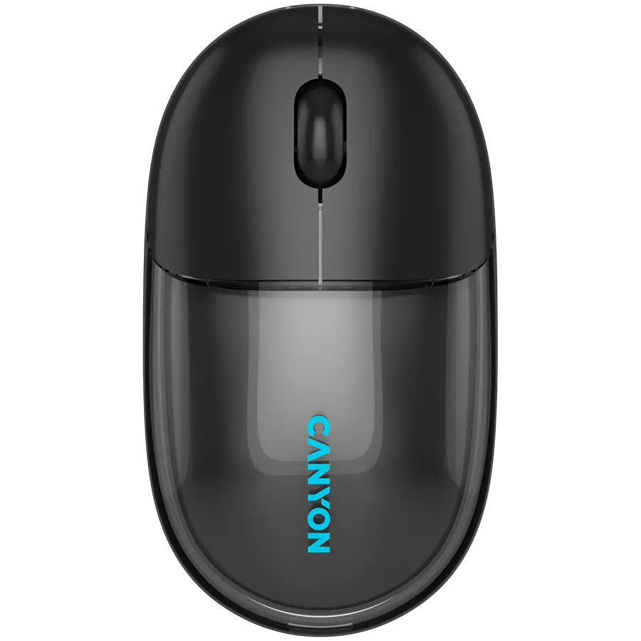 CANYON mouse OnClick 24 BT/ Wireless Transparent/Black