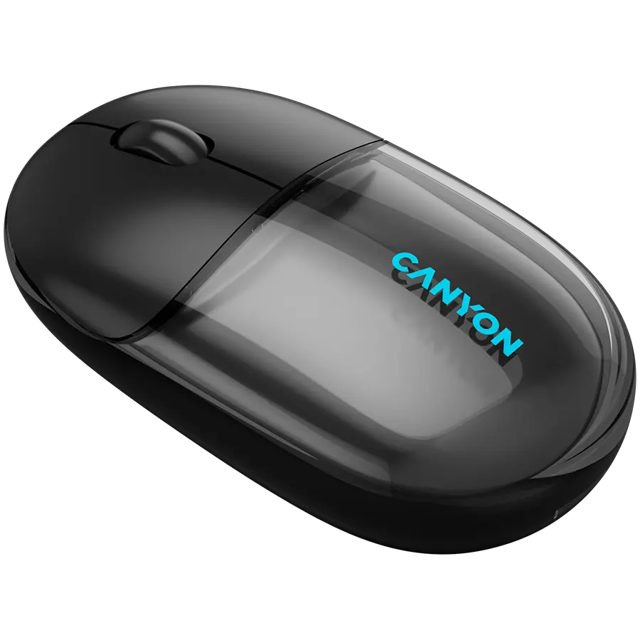 CANYON mouse OnClick 24 BT/ Wireless Transparent/Black - image 2