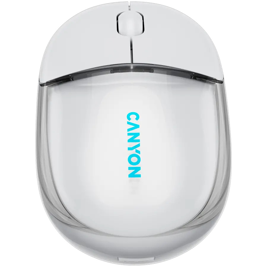 CANYON mouse OnClick 24 BT/ Wireless Transparent/White - image 1