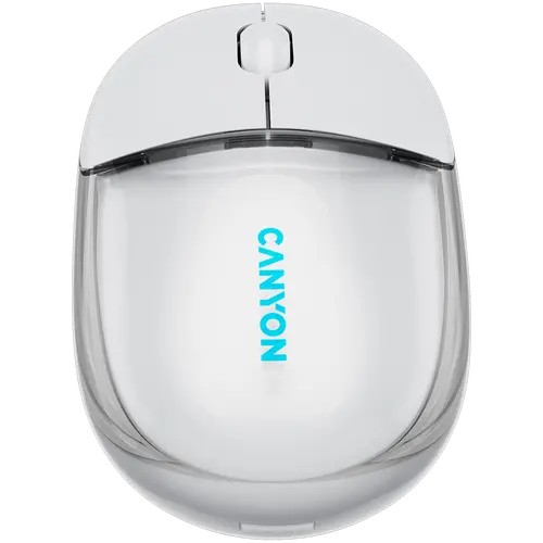 CANYON mouse OnClick 24 BT/ Wireless Transparent/White - image 1