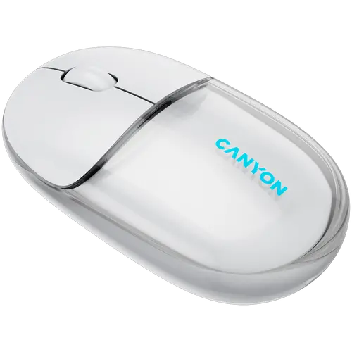 CANYON mouse OnClick 24 BT/ Wireless Transparent/White - image 2