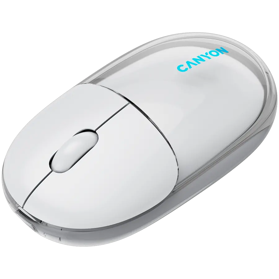 CANYON mouse OnClick 24 BT/ Wireless Transparent/White - image 4