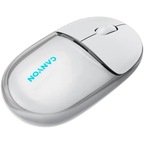 CANYON mouse OnClick 24 BT/ Wireless Transparent/White - image 5