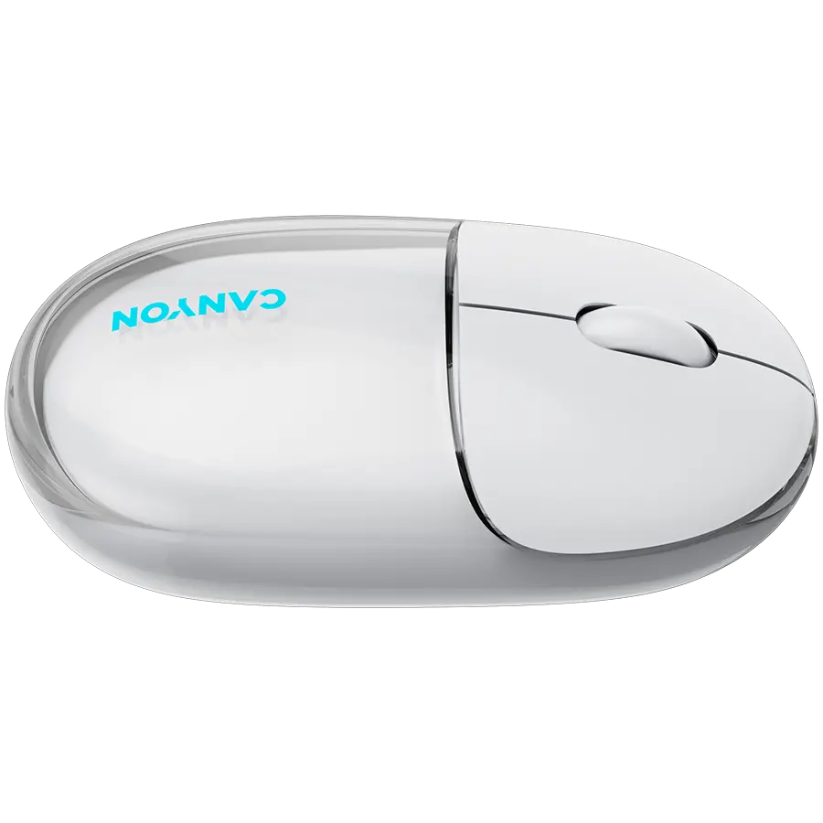 CANYON mouse OnClick 24 BT/ Wireless Transparent/White - image 6