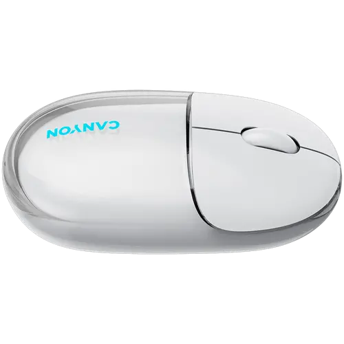 CANYON mouse OnClick 24 BT/ Wireless Transparent/White - image 6