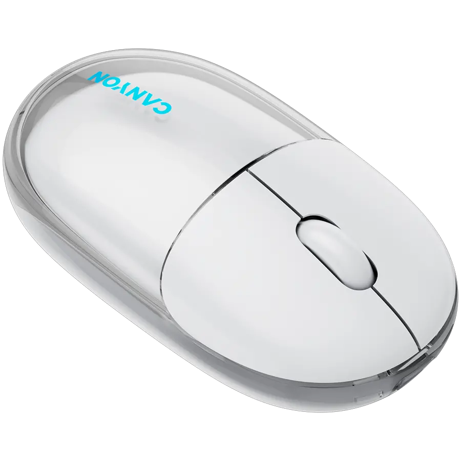 CANYON mouse OnClick 24 BT/ Wireless Transparent/White - image 7