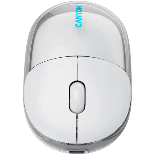 CANYON mouse OnClick 24 BT/ Wireless Transparent/White - image 8