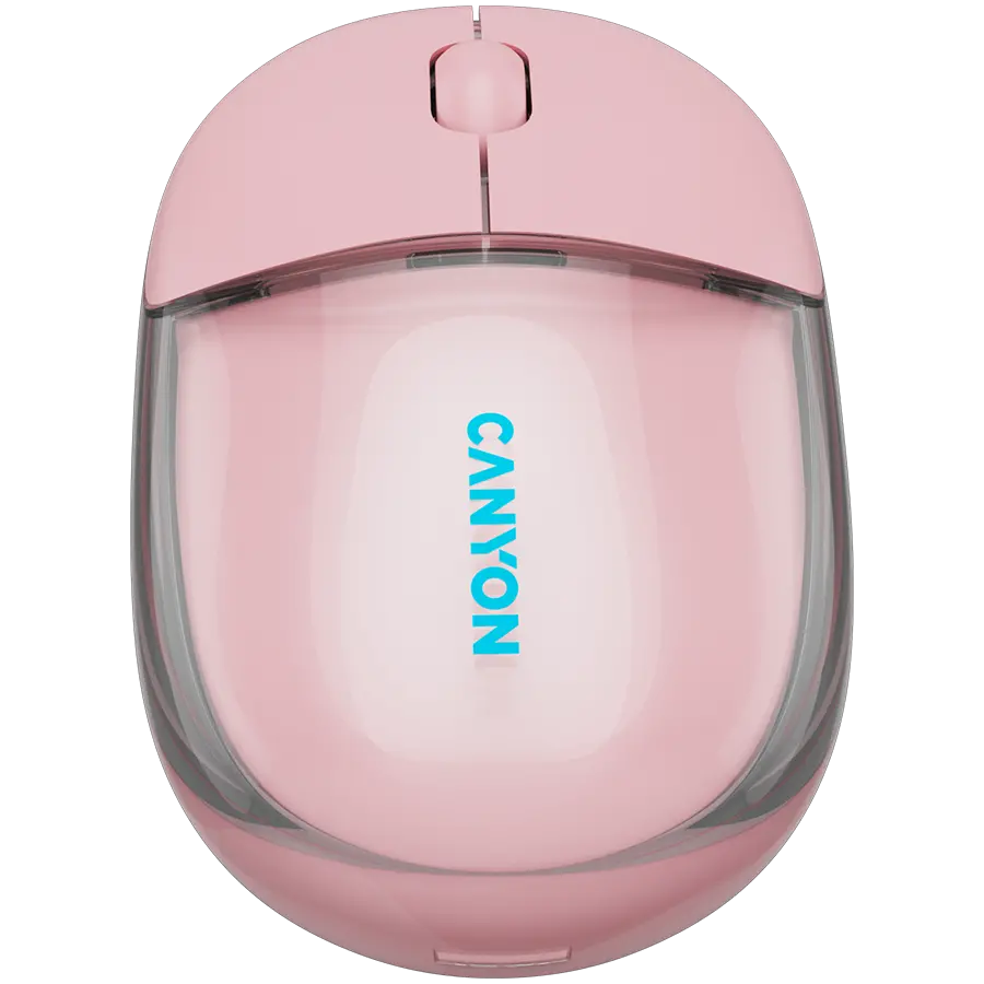 CANYON mouse OnClick 24 BT/ Wireless Transparent/Pink - image 1