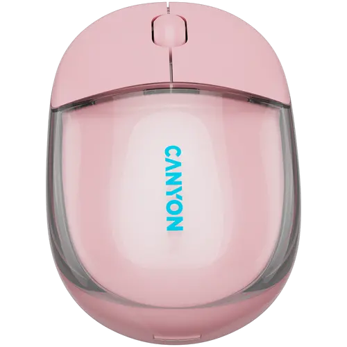 CANYON mouse OnClick 24 BT/ Wireless Transparent/Pink - image 1