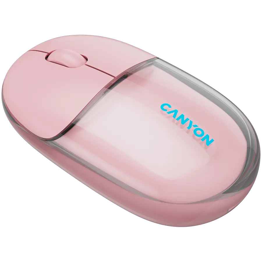 CANYON mouse OnClick 24 BT/ Wireless Transparent/Pink - image 2