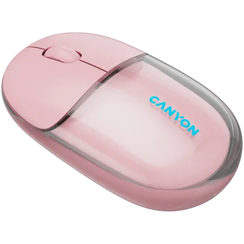 CANYON mouse OnClick 24 BT/ Wireless Transparent/Pink - image 2