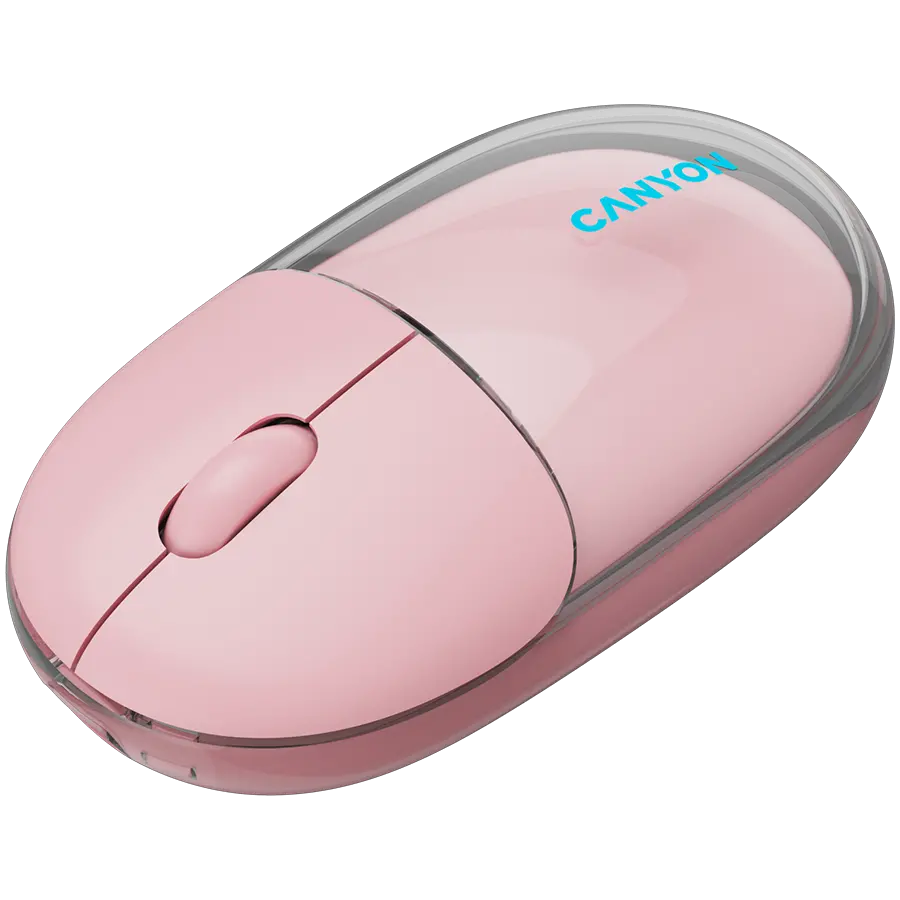 CANYON mouse OnClick 24 BT/ Wireless Transparent/Pink - image 4