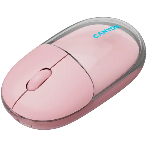 CANYON mouse OnClick 24 BT/ Wireless Transparent/Pink - image 4