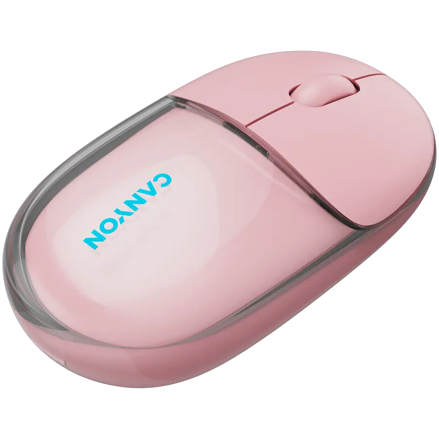 CANYON mouse OnClick 24 BT/ Wireless Transparent/Pink - image 6