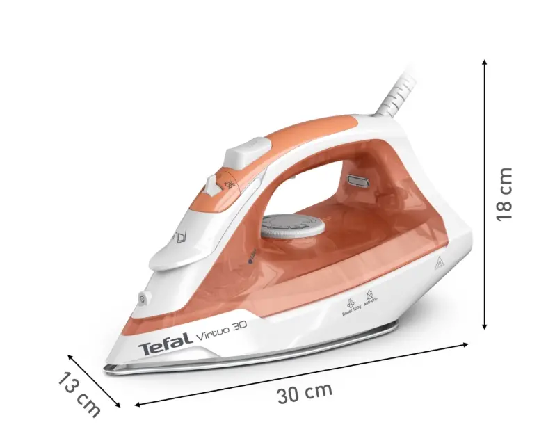 Fier de călcat, Tefal FV2C40E0 Fier cu abur Virtuo 30 - image 2