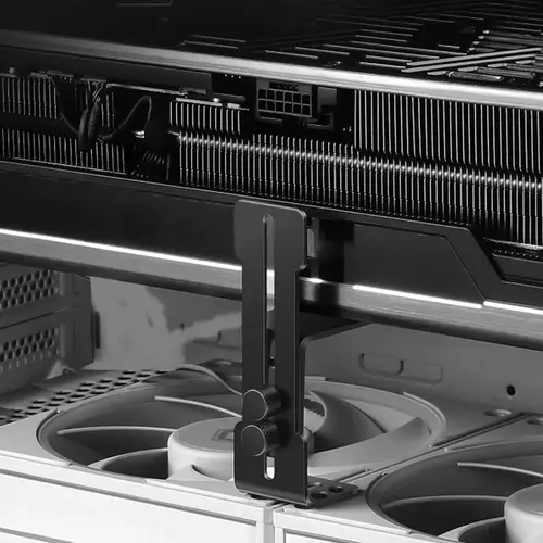 Държач за графична карта Estillo 12cm, Алуминий, Черен - image 5