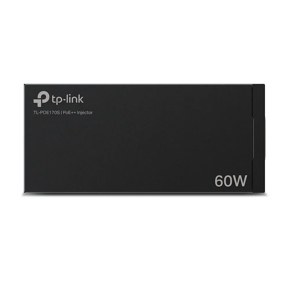 PoE Инжектор TP-Link POE170S, IEEE 802.3af/at/bt, 2xGbE ports, 60W - image 1