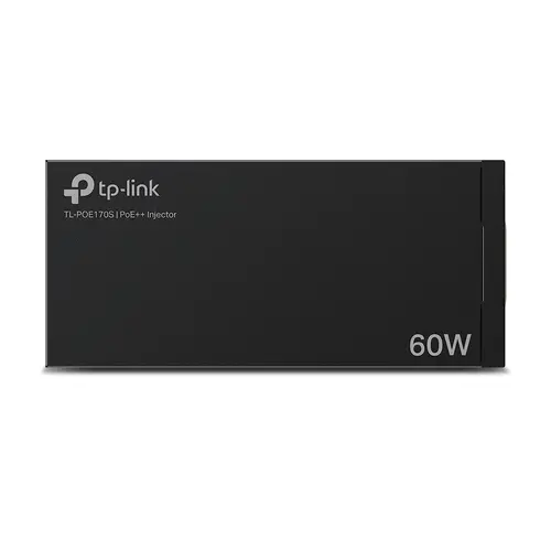 PoE Инжектор TP-Link POE170S, IEEE 802.3af/at/bt, 2xGbE ports, 60W - image 1