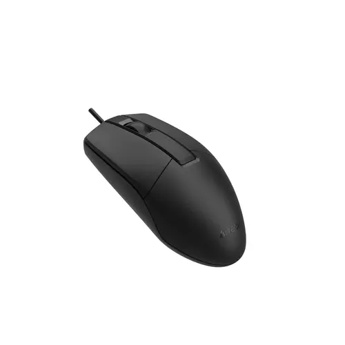 A4tech OP-330S Оптична мишка V-Track, безшумен клик, 1000 dpi,USB черна - image 1