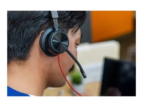 HP Poly Blackwire 8225 Stereo Microsoft Teams Certified USB-C Headset +USB-C/A Adapter - image 3