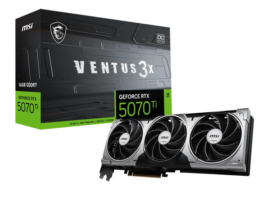 Видео карта, MSI RTX5070TI 16G VENTUS 3X OC