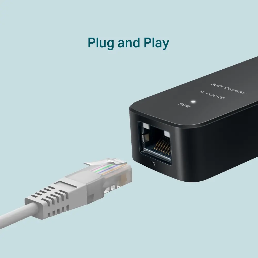 PoE удължител TP-Link POE10E, 1x FE PoE in port, 1x FE PoE out port - image 5