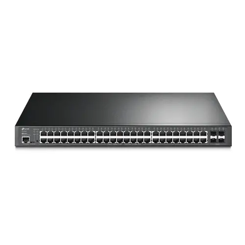 Комутатор TP-LINK SG3452P, 48-port GbE PoE+ порта, 4 SFP slots, L2+