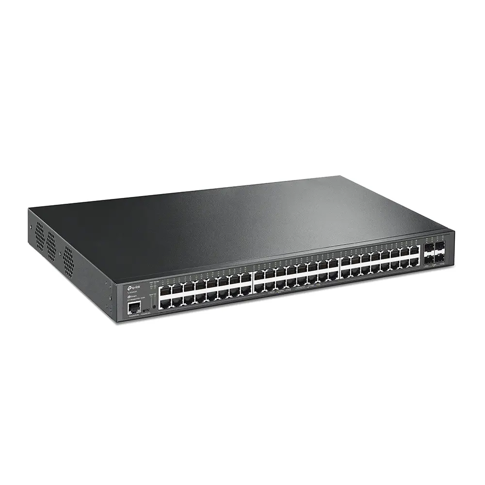 Комутатор TP-LINK SG3452XP, 48-port Gigabit порта, 4 SFP+ slots, L2+, PoE+ - image 1