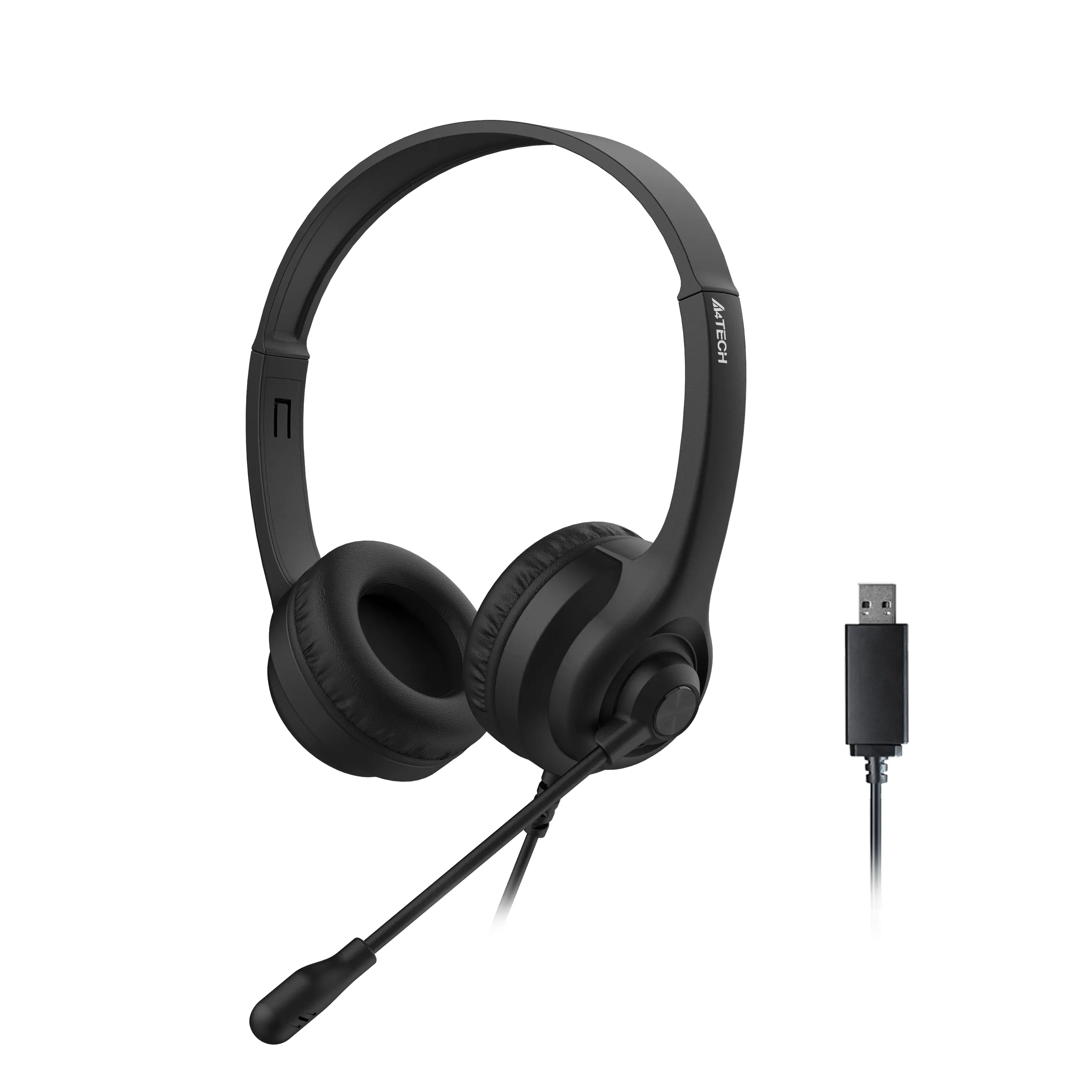 A4tech HU-8 Ακουστικά με μικρόφωνο, USB, περιστρεφόμενο μικρόφωνο