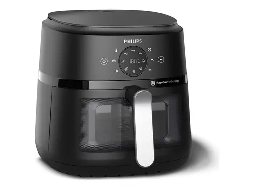 PHILIPS Airfryer Series 2000 6.2 литра Сензорен екран Технология Rapid Air Прозорец за готвене 9 програми