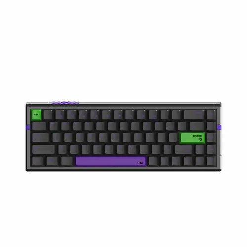ATK επαγγελματικό gaming μηχανικό πληκτρολόγιο Professional Gaming Mechanical Keyboard RS6 Ultra - 8K, TTC RGB Magneto [Linear] - Night Hunter - 1
