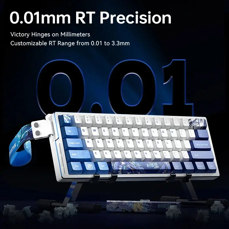 ATK tastatură mecanică profesională de gaming Professional Gaming Mechanical Keyboard EDGE 60 HE Leviatan - 8K, TTC RGB Magneto Switches - image 6
