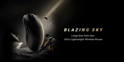 ATK професионална геймърска мишка Wireless Gaming Mouse BLAZING SKY X1 ULTIMATE - 8K, White - image 4