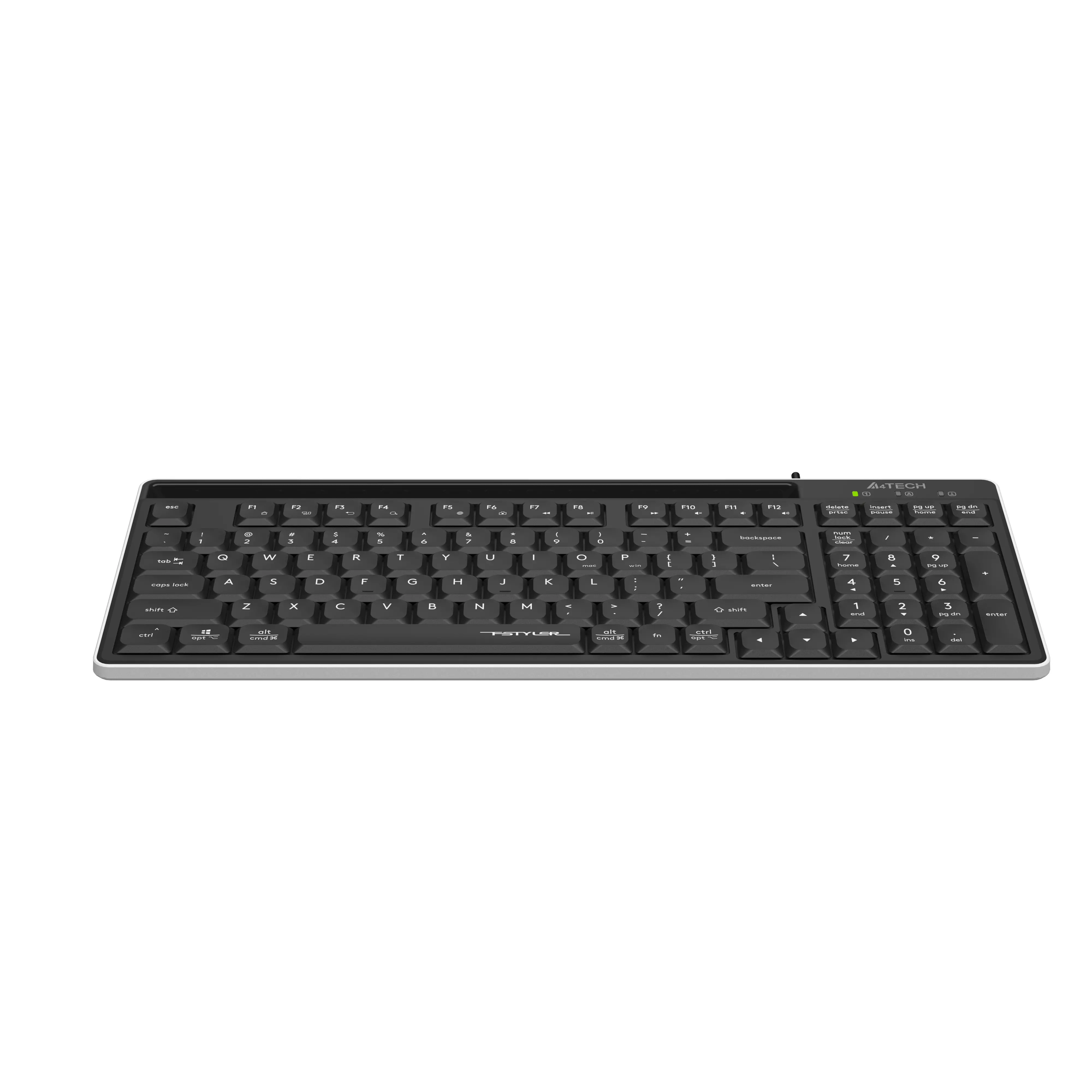 A4tech Fstyler FX70 Жична клавиатура, ниско профилна, ножична технология, кирилизирана, черна - image 1